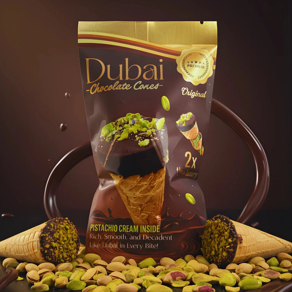 Dubai Chocolate Cones - Single Pack