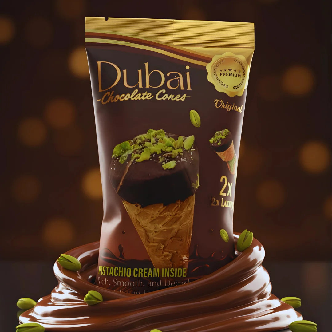 Dubai Chocolate Cones - Single Pack