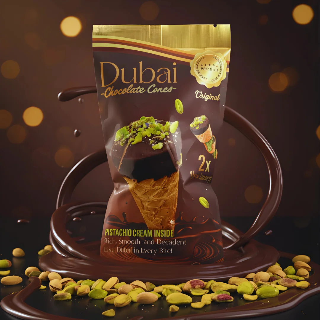 Dubai Chocolate Cones - Single Pack