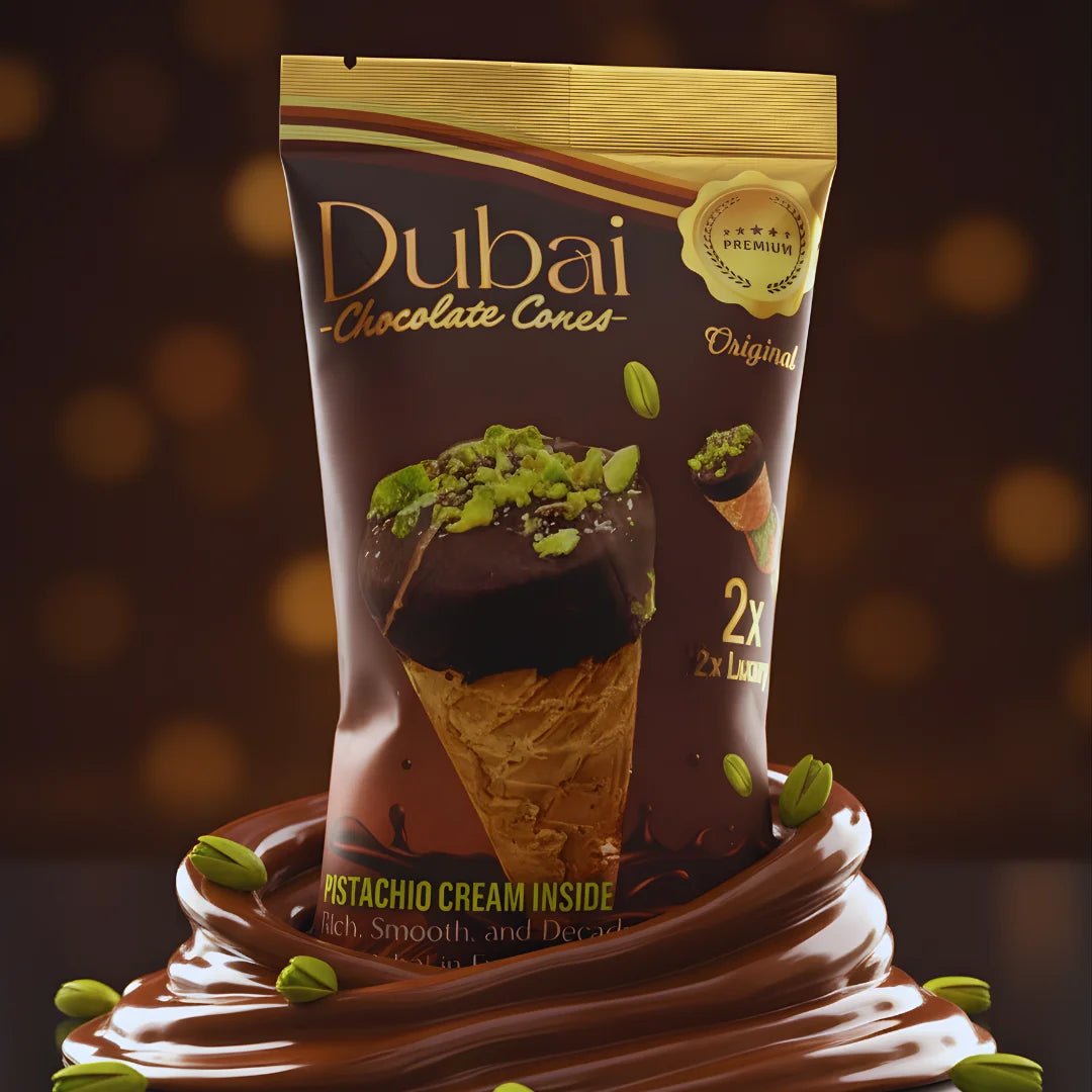Dubai Chocolate Cones - Single Pack